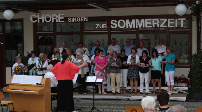 Chöre singen zur Sommerzeit – 35 Jahre Gemischter Chor in Welden