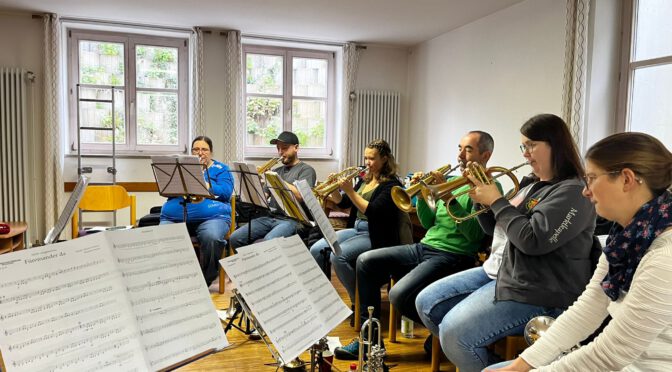 Probenwochenende der Marktkapelle.